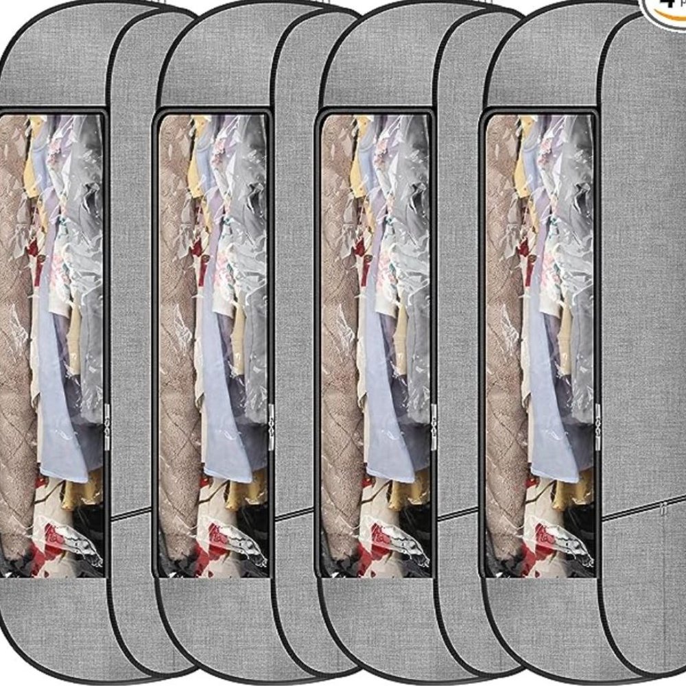 Chakera Large Breathable Double Zipper Garment Bag 50" x 24" x 10" SET (3)